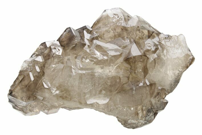 Lustrous Smoky Elestial Quartz - Brazil #238112